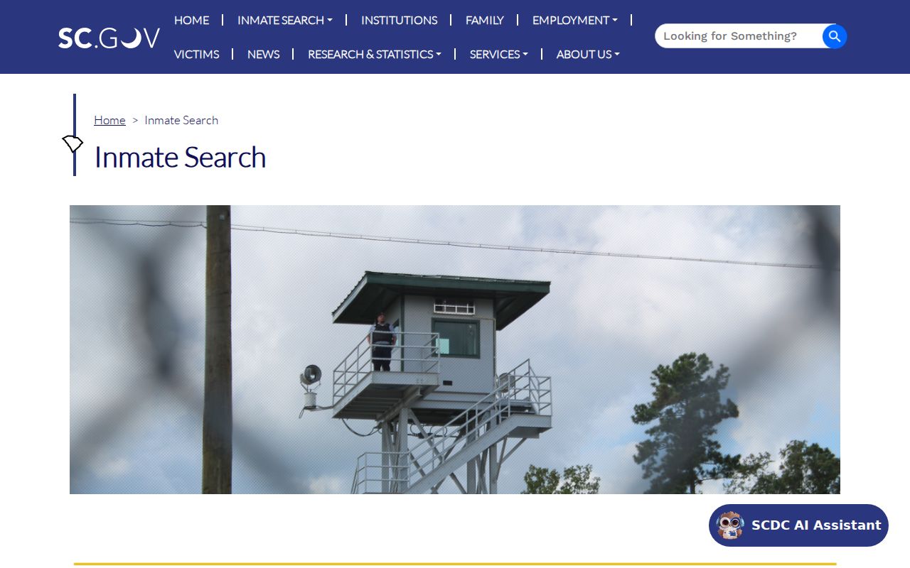 SCDC inmate search limits for Hampton County arrest research